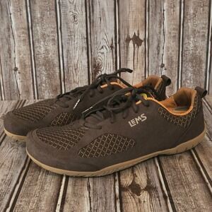 Sz 13 Mens Lems Primal 2 Brown Minimalist Zero Drop Barefoot Sneakers NO INSOLES